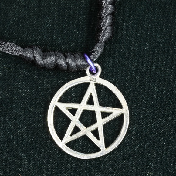 Silver 925 pentagram pendant - Picture 1 of 3